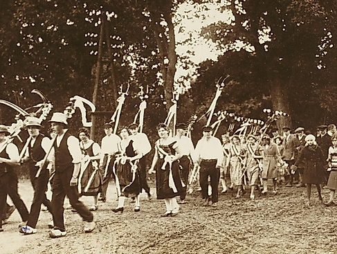 Ernteumzug in Göritten, 1932