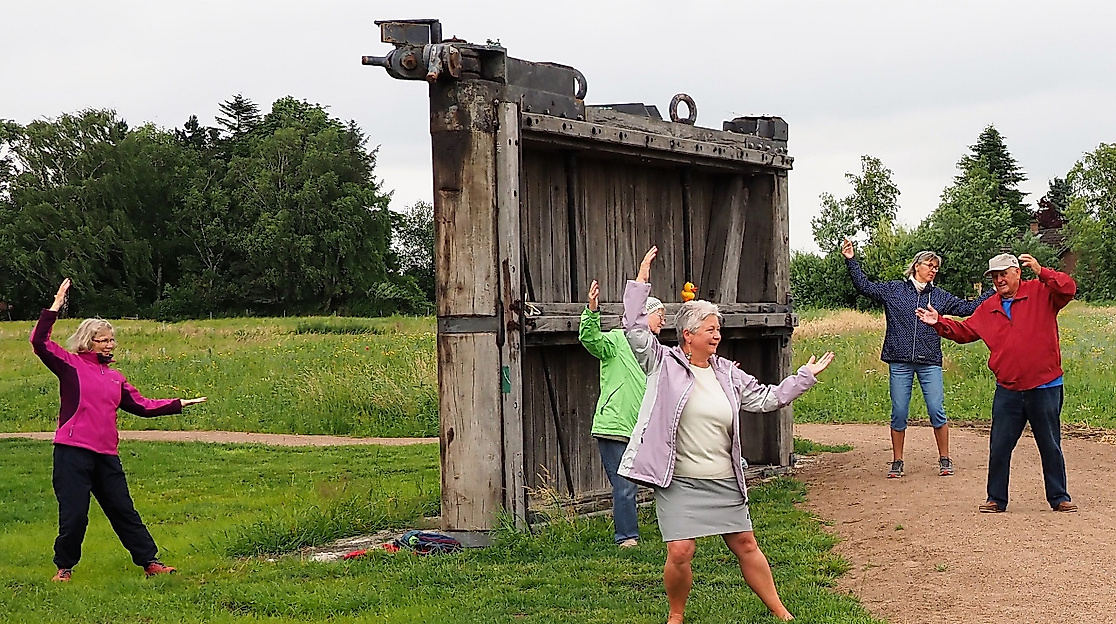 Qigong im Park