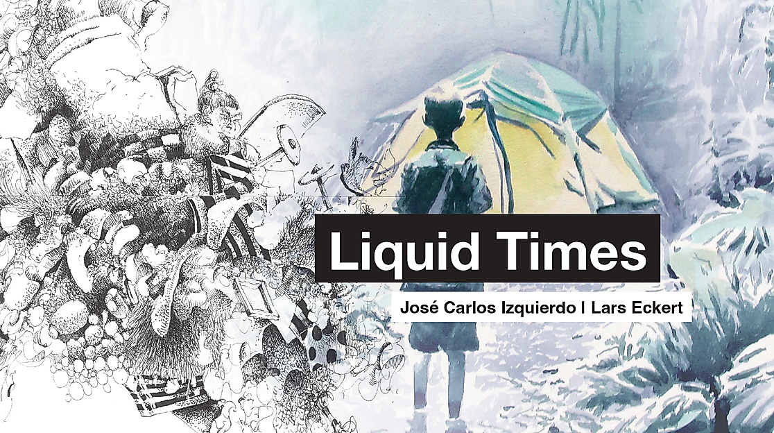 Einladungskarte "Liquid Times"
