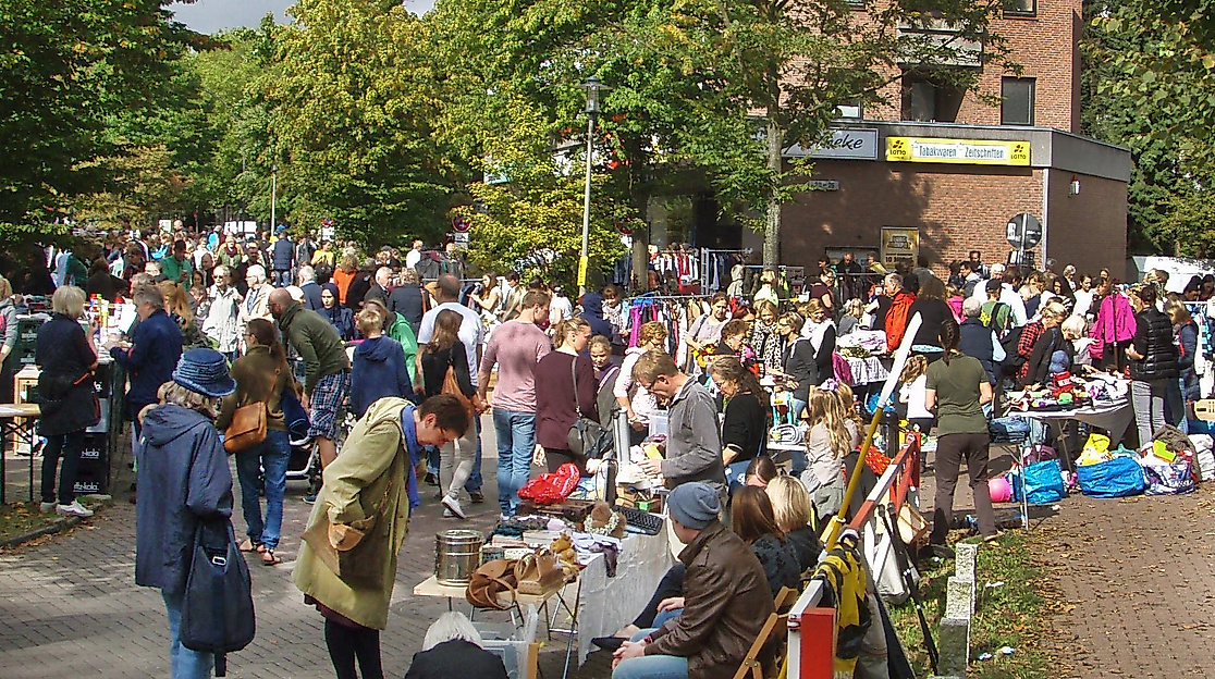 Licht, Luft, Grün und Flohmarkt