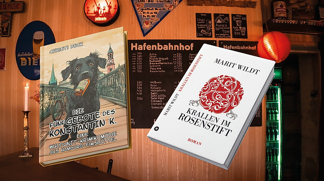 Doppelte Krimilesung: Krallen im Rosenstift &amp; Die fünf Gebote des Konstantin K.