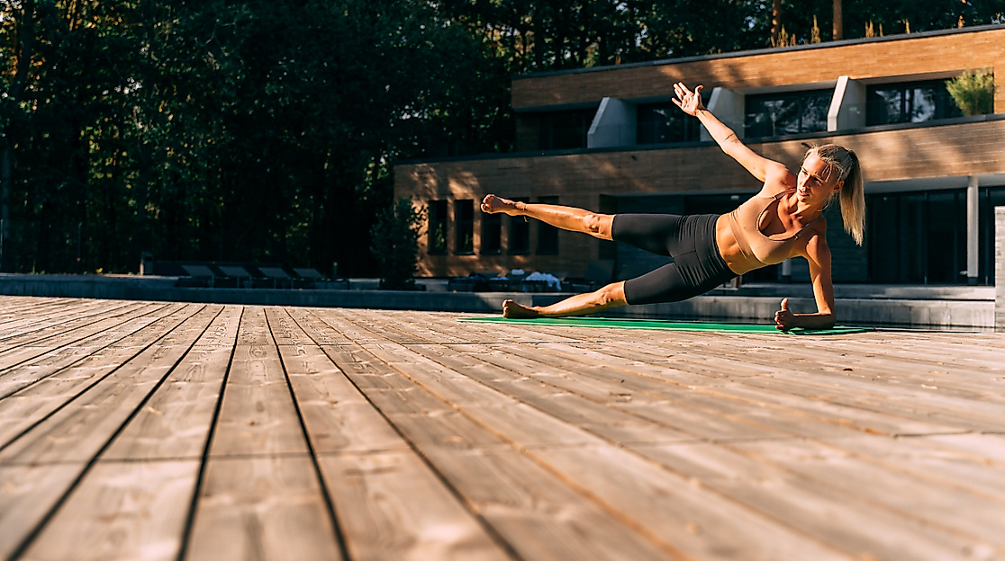 Kursleiterin Ina in Aktion