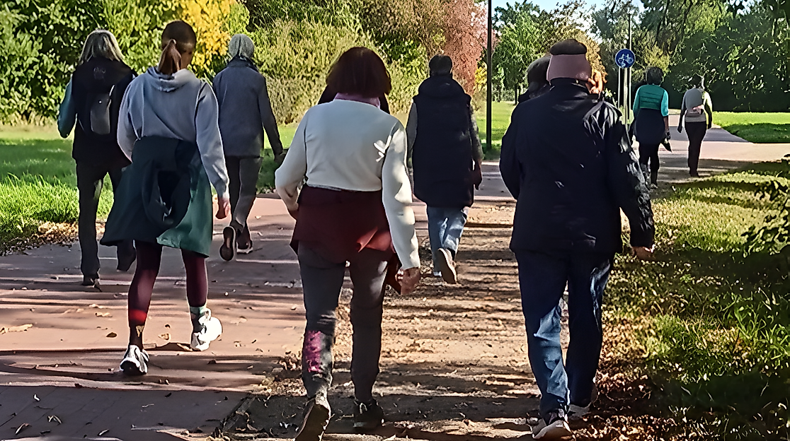 Yogawalk rund um den See