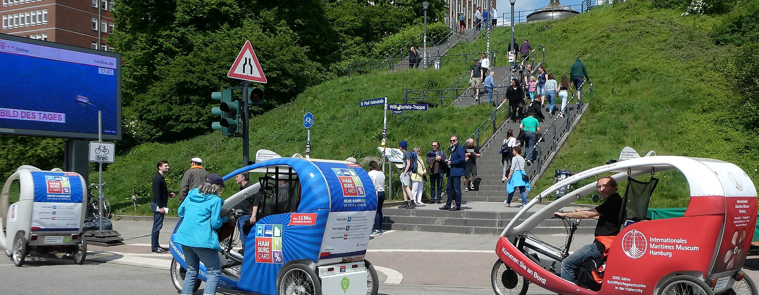 Stadtrundfahrt per E-Rikscha & Fahrrad