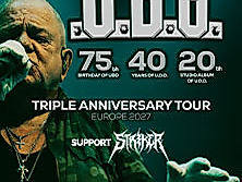 U.D.O. - Triple Anniversary Tour 2027 - Support: Striker