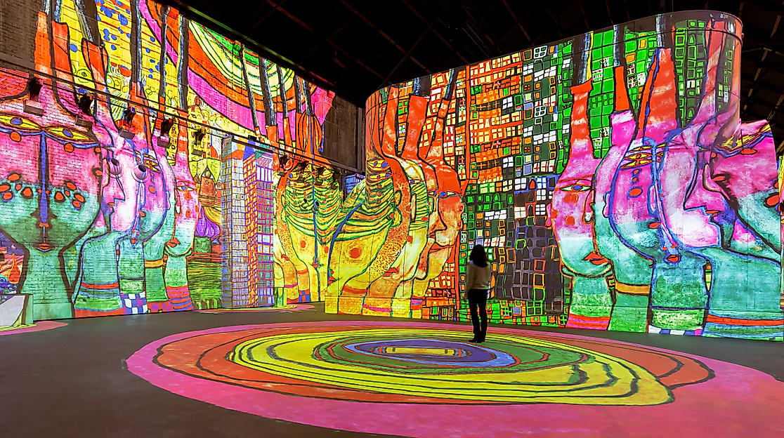Ausstellung Hundertwasser  Culturespaces_Eric Spiller