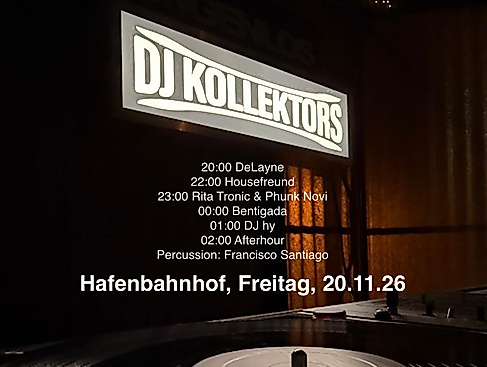 DJ Kollektors im Hafenbahnhof