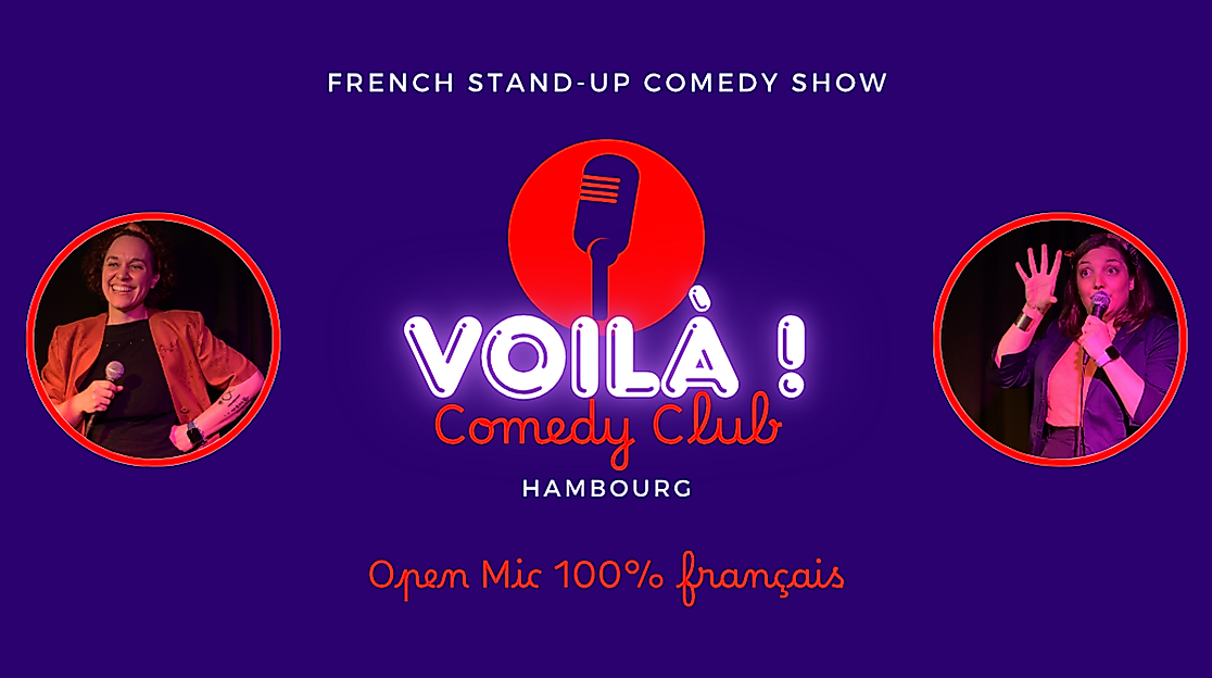 VOILÀ ! Comedy Club - FRENCH STAND-UP COMEDY SHOW