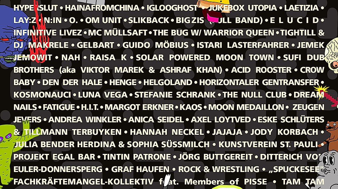 OFF THE RADAR dezentral LINEup