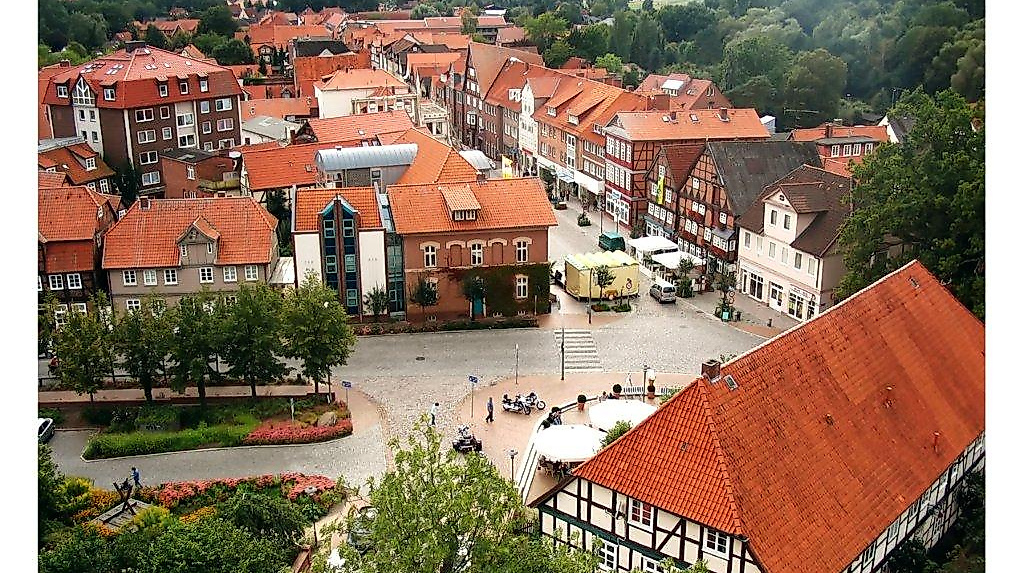 Innenstadt Dannenberg (Elbe) - Luftbild