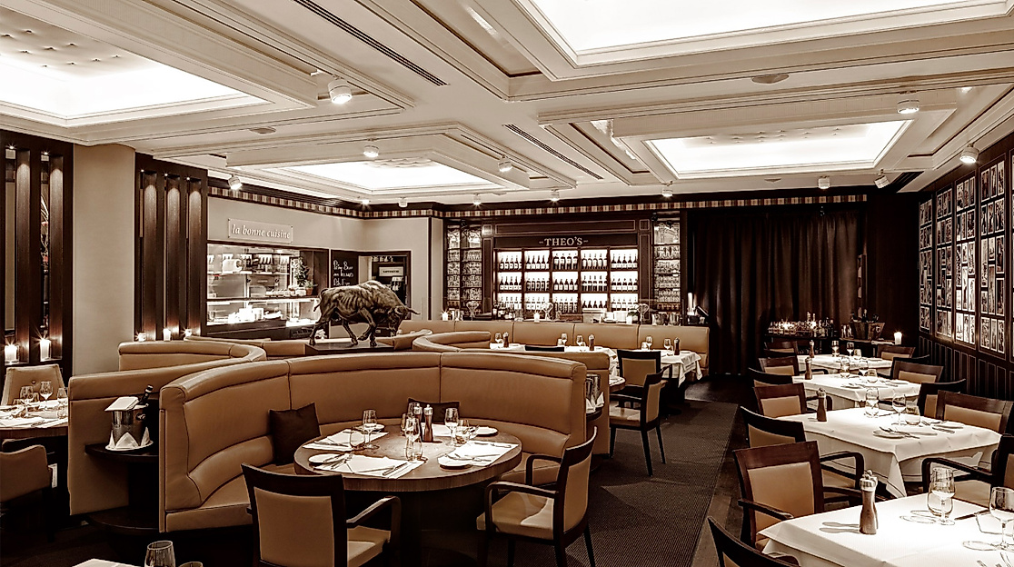 Hotel GRAND ELYSEE Hamburg: Restaurant THEOs