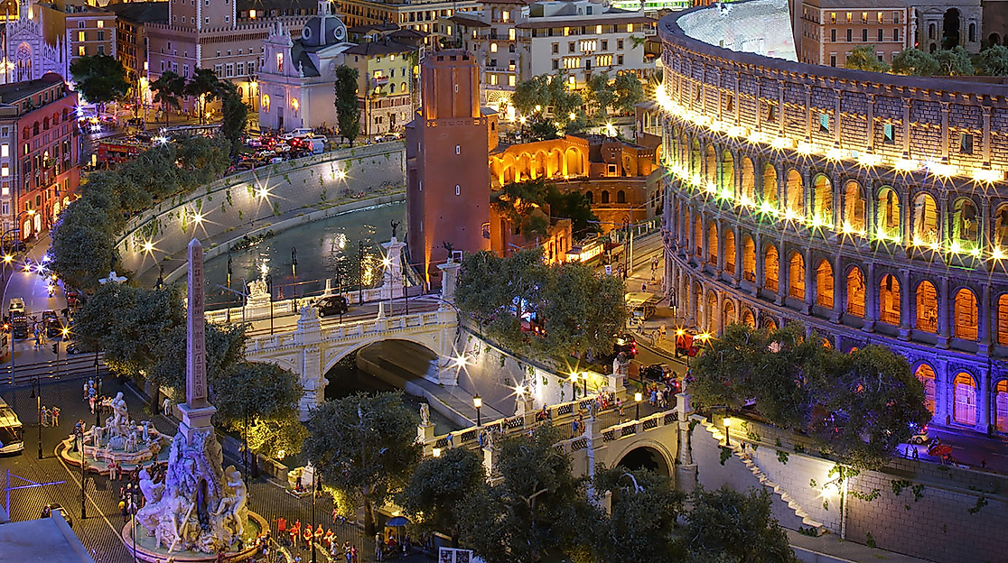 Miniatur Wunderland Kolosseum in Rom