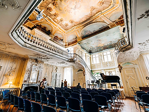 Barocksaal im Herrenhaus - Kultur Gut Hasselburg