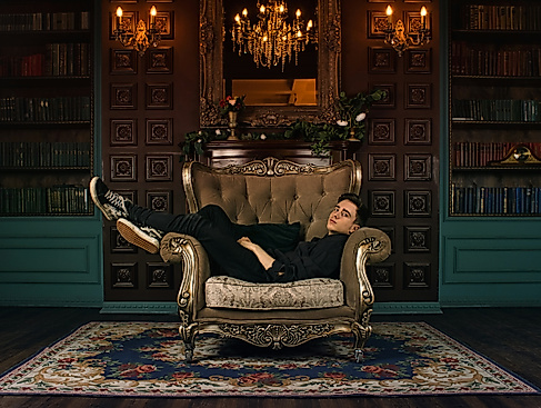 Entspannung in der Bibliothek