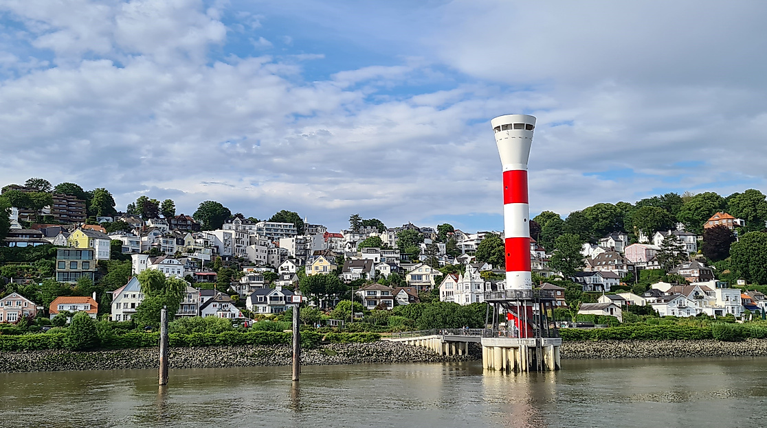 Malerisches Treppenviertel in Blankenese
