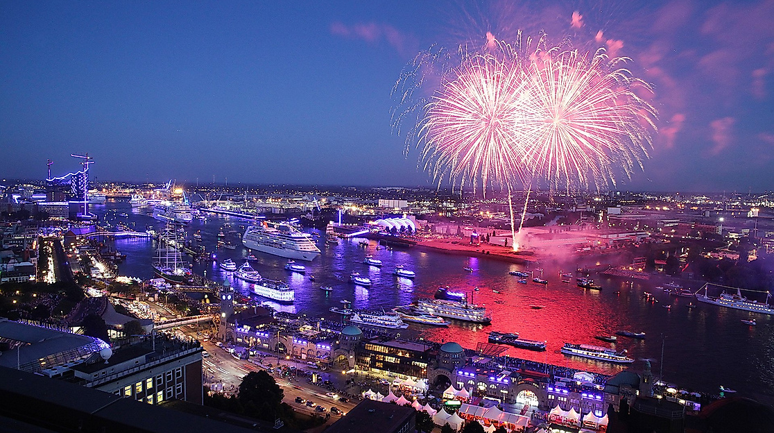 Feuerwerk Hamburger Hafen