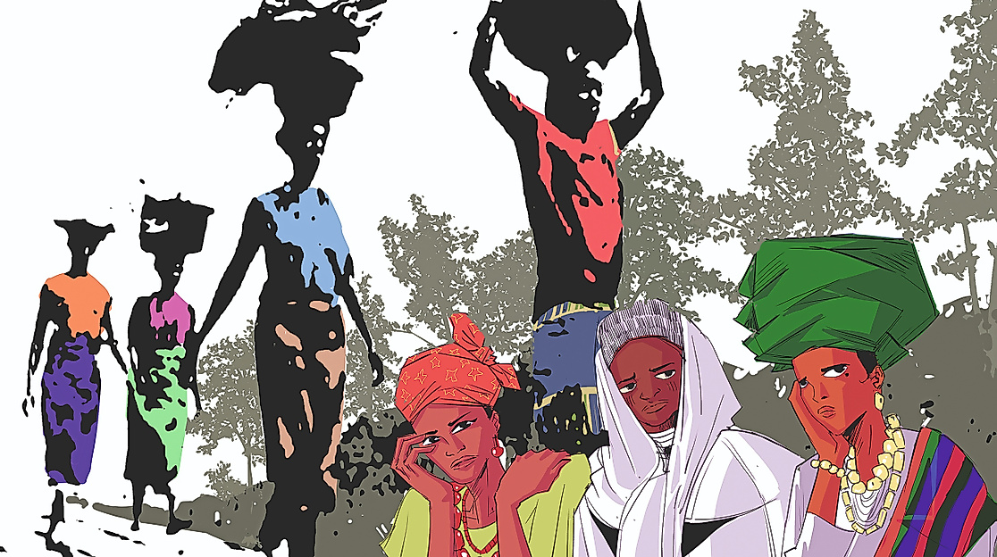 „Rest for the Weary“ von der Künstlerin Gift Amarachi Ottah