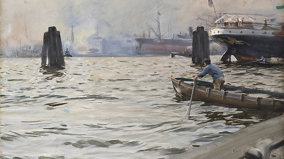 Anders Zorn: Ansichten des Hamburger Hafens, 1891