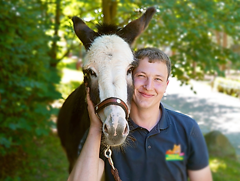 Esel Rundtour beim Sommerfest