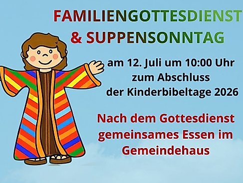 Familiengottesdienst zum Abschluss der Kinderbibeltage, P. Krüger