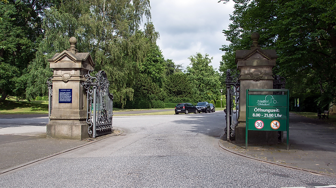 Friedhof Ohlsdorf Eingang
