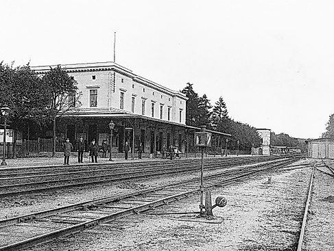 Bahnhof Friedrichsruh um 1900