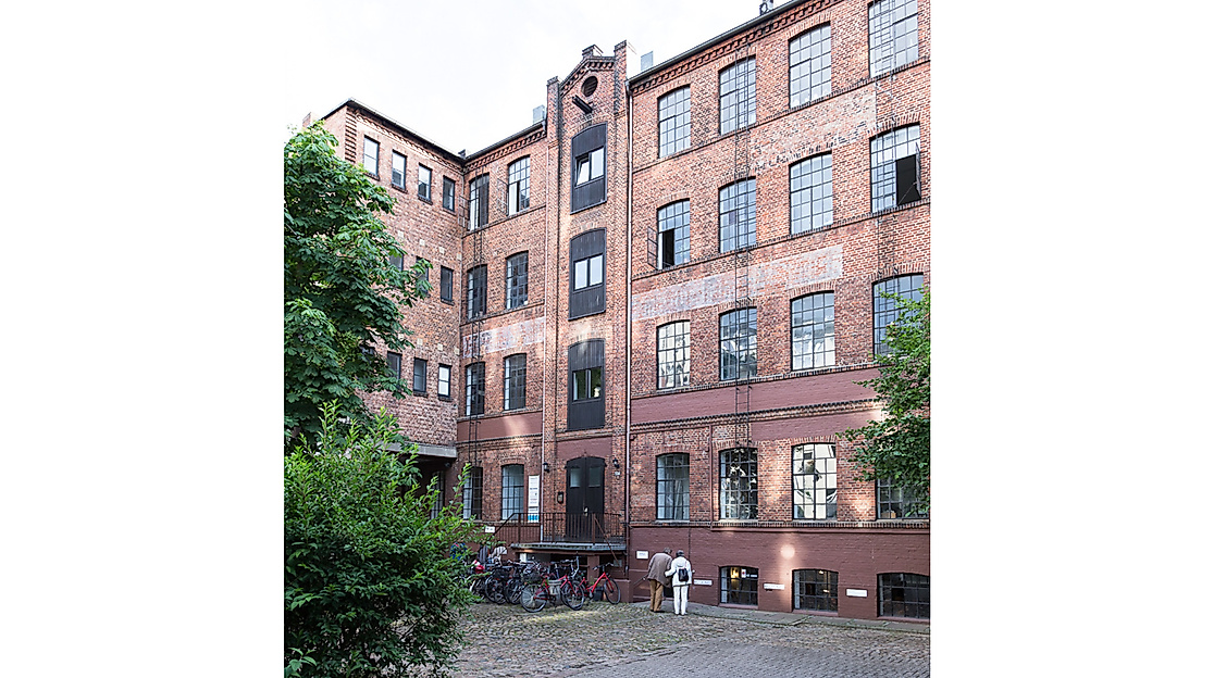 Hinterhofromantik: Die Alte Druckerei in Ottensen.