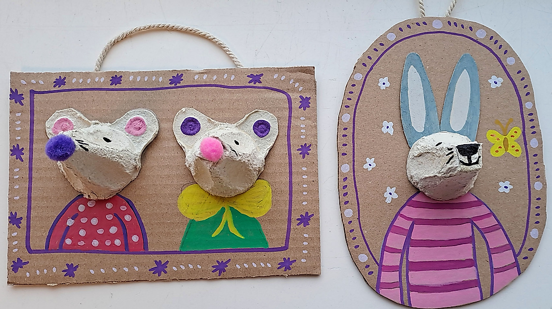 Mäuse und Hasen basteln