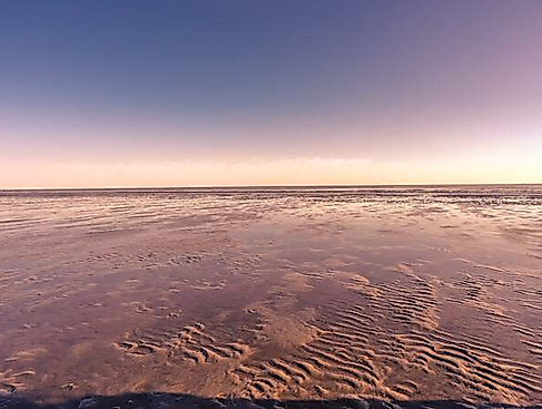 Sonnenaufgang im Watt - Geführte Wattwanderung im Nordseebad Otterndorf