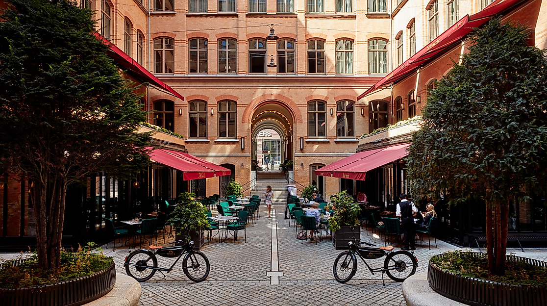 Hotel TORTUE HAMBURG: Innenhof
