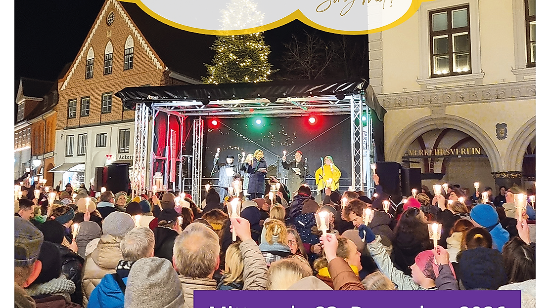 "Lüneburg singt Weihnachtslieder - Sing mit!" am Vorweihnachtsabend