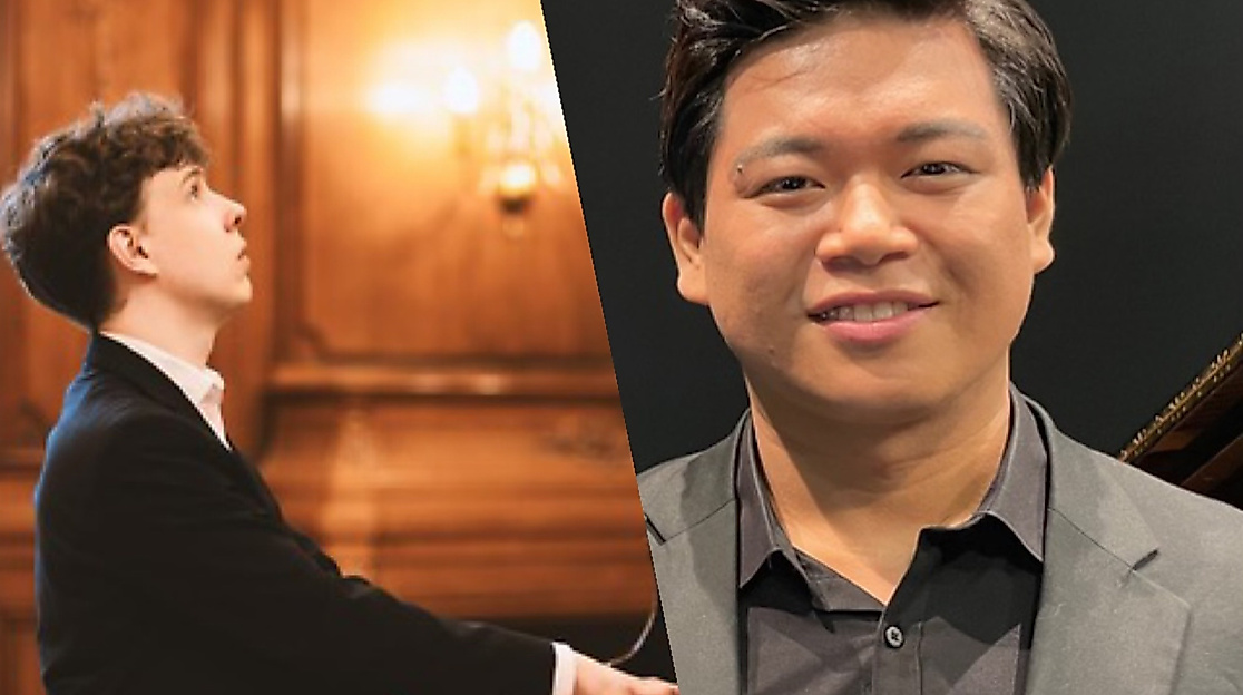 Zwei Pianisten im Fokus