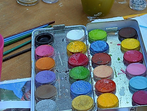 Kunst-Workshop "Feuer und Farbe"