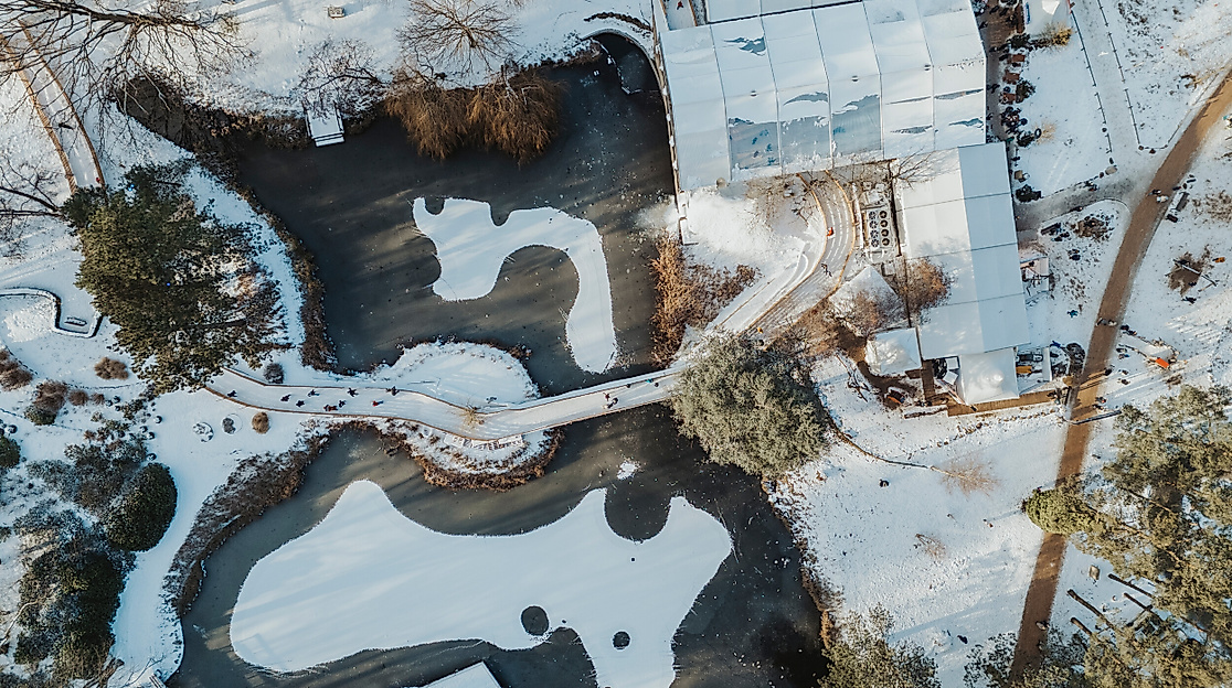 Eiswelt Scharbeutz mit Ostsee und Schnee 2025 Drohne © TALB Christian Schaffrath