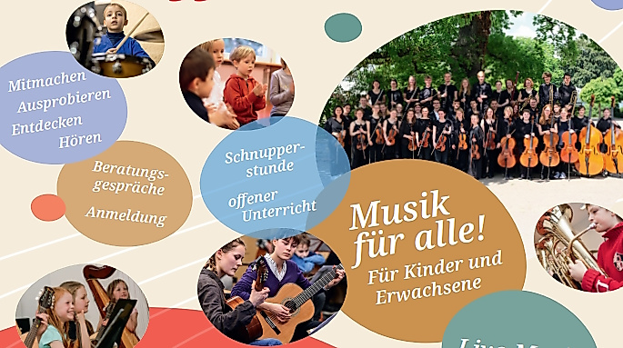 Plakat Tag der offenen Tür Musikschule Pinneberg
