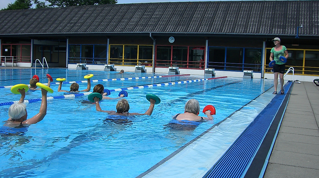 Aqua-Fitness im Freibad Wesselburen
