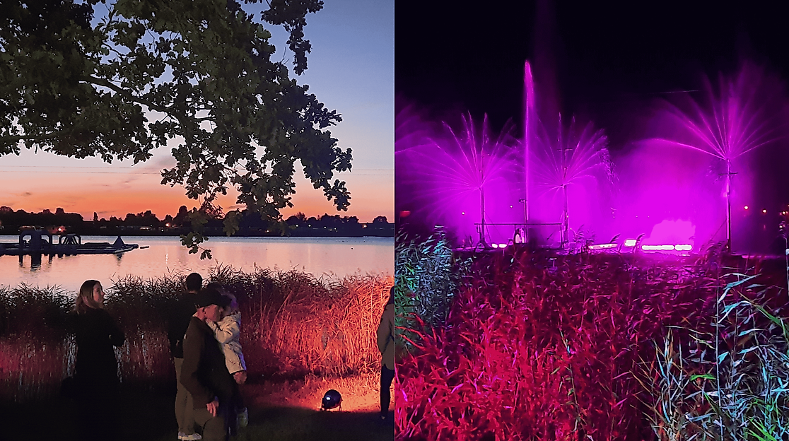 See in Flammen