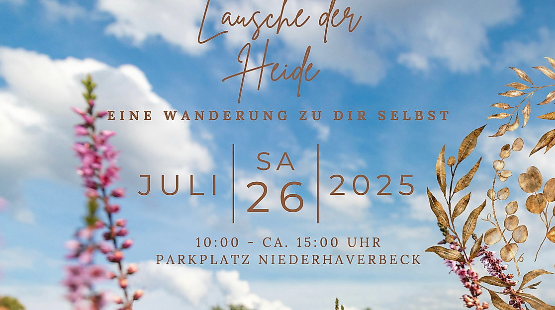 Lausche der Heide, Wanderung am 26.07. im Naturschutzpark Wilsede