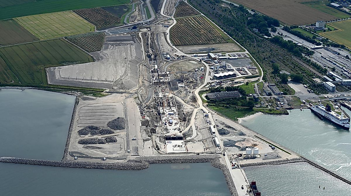 Tunnelportal Puttgarden auf Fehmarn