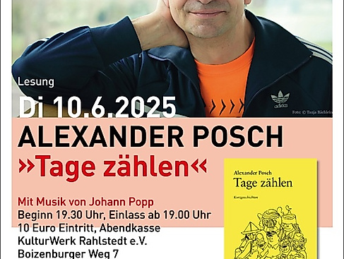 Alexander Posch: Tage zählen - Muss man gelesen haben!
