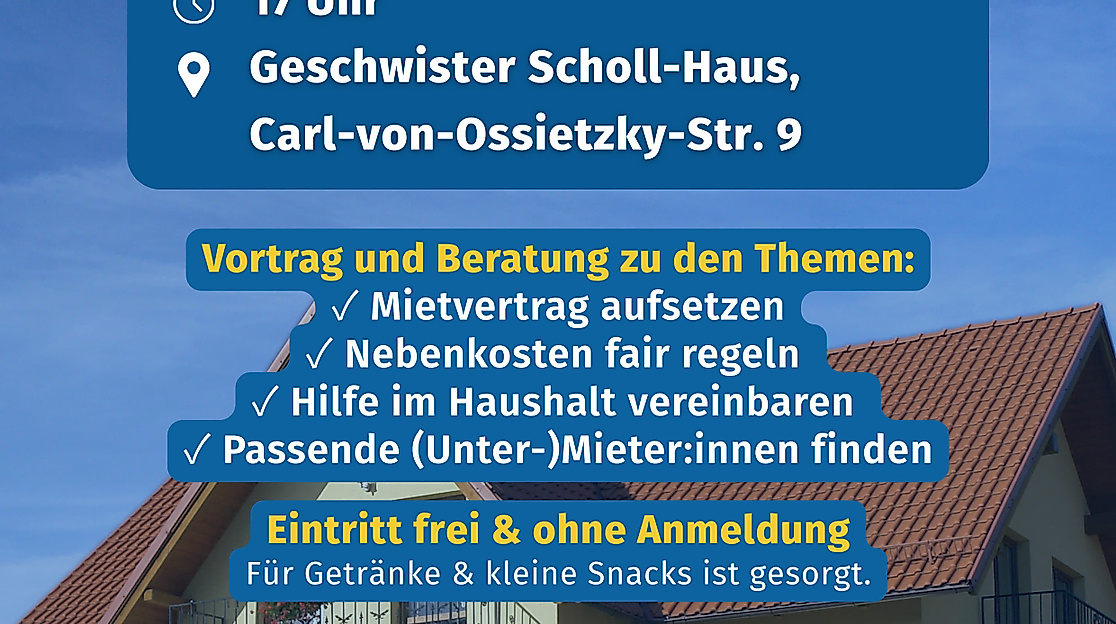 Zimmer frei? (Unter-)Vermietung gut gestalten!