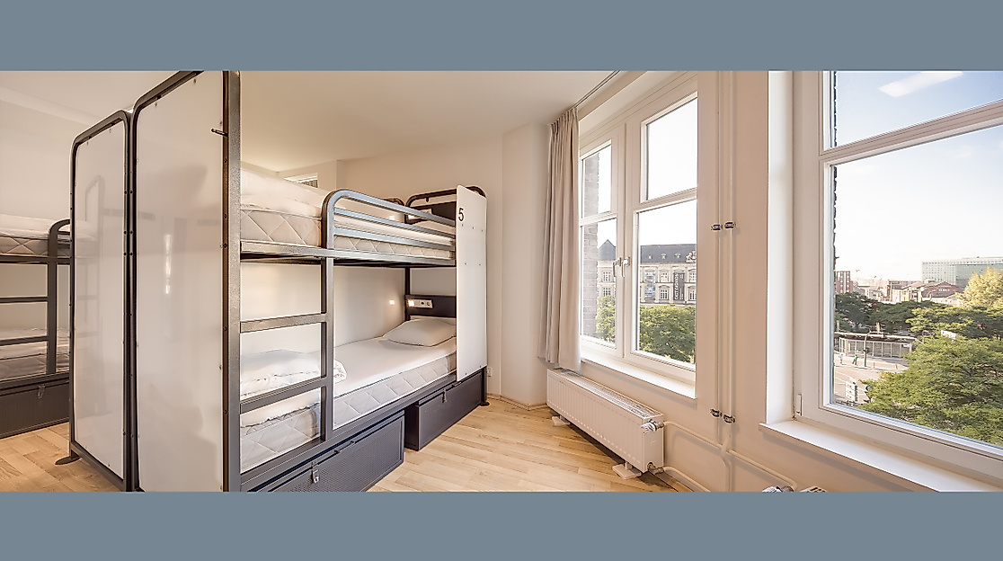 Hotel GENERATOR Hamburg: Achtbettzimmer
