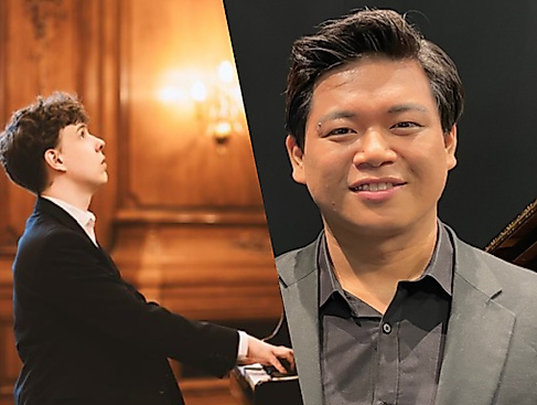 Zwei Pianisten im Fokus