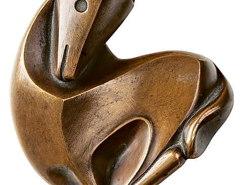 Ewald Mataré: Zeichen eines Pferdes, 1945, Bronze, Museum Kurhaus Kleve – Ewald Mataré-Sammlung, Kleve