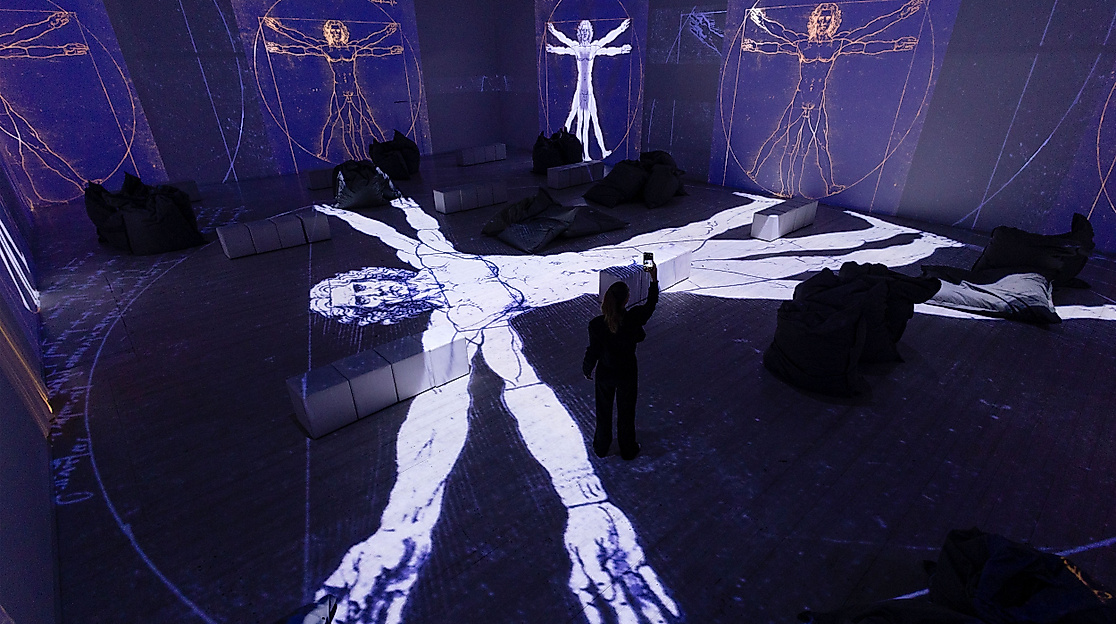 Leonardo da Vinci: Immersive Ausstellung in den Gaußhöfen
