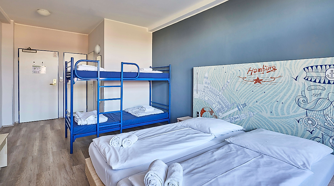 Hotel A&O Hamburg Hauptbahhof: Familienzimmer
