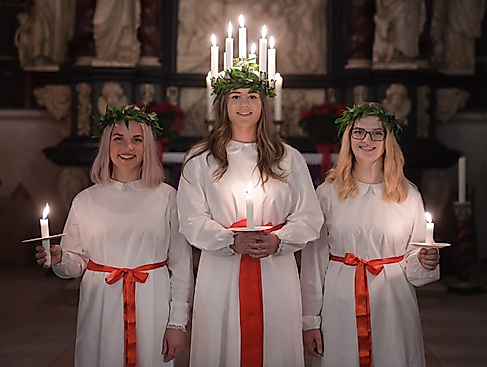 Lucia-Fest: Fackellauf
