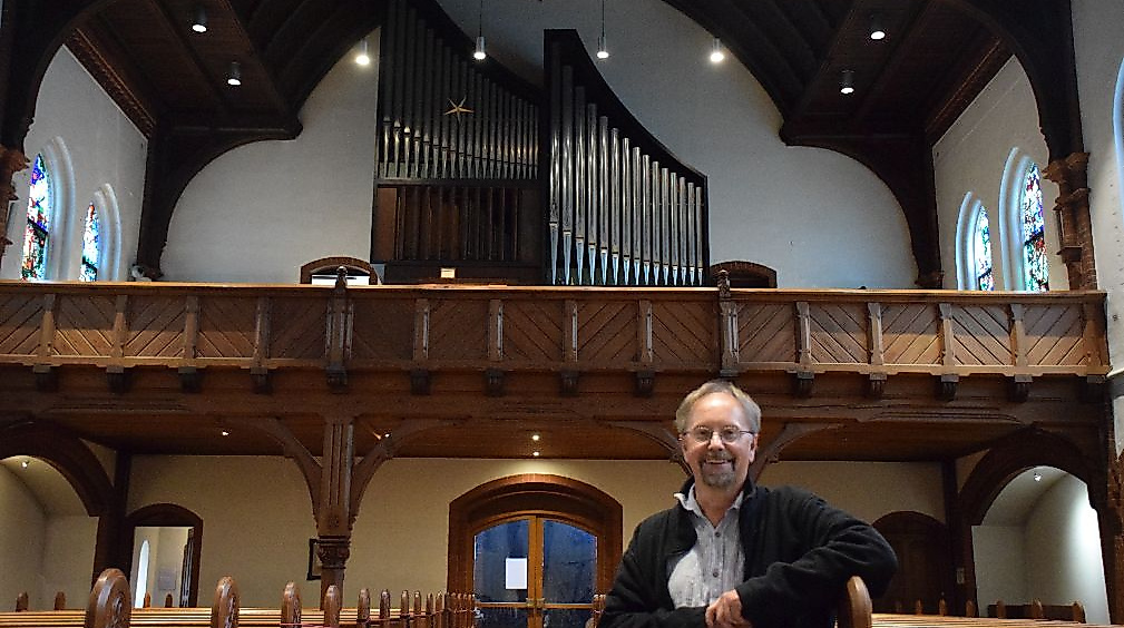 Jörg Müller (Kantor i.R.) und Weigle Sebastian Orgel, Maria-Magdalenen Kirche Reinbek, Foto Sven Christiansen