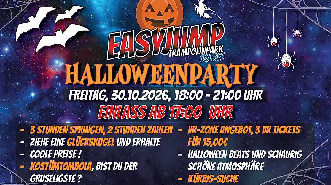 Halloween Party Flyer hinten