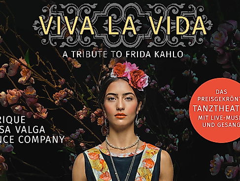 Darstellung des Hauptmotivs des Events »Viva a Vida – A Tribute to Frida Kahlo«.